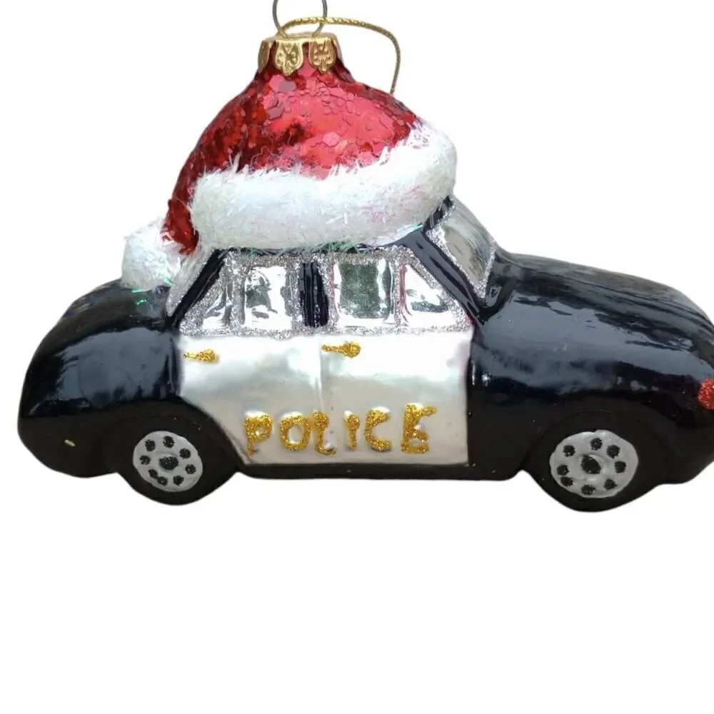 Police car Christmas ornaments